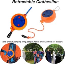 Uittrekbare Waslijn - Droogrek Buiten - Kleding Drogen - Ruimtebesparend Ontwerp - 8 Meter - Stijl 2 — thumbnail 4