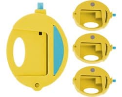 Broodzak Clips - Snack Clips - Voedsel Vers Houden - Luchtdichte Afsluiting - 8 x 5.5 cm - Rood