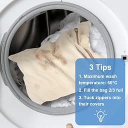 SnelShoppen - 3 Stuks Wasnet voor Wasmachine, Duurzame MESH Waszakken in 3 Maten, Beschermende Waszak met Rits voor Delicate Blouses, Sokken, Ondergoe — thumbnail 4