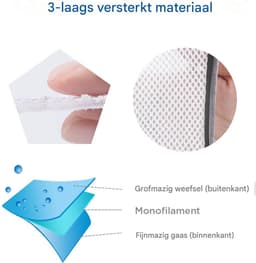 GELLDG 2 Stuks Waschnetten - Wäschesack voor Schoenen - 42x24x24cm - Hoogwaardig Polyester - Sterk en Duurzaam - Geschikt voor Wasmachine en Reizen — thumbnail 3