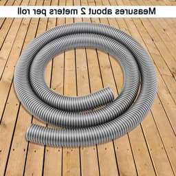 Flexibele slang van 2 meter voor stofzuiger - Universele vervanging en accessoire - Zachte buis pijp - Huishoudelijke flexibele kink - Binnenste stofzuiger accessoire — thumbnail 4