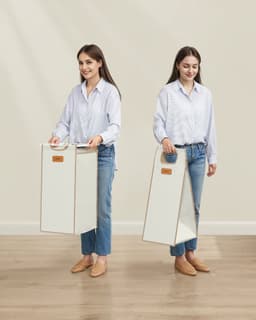 VASAGLE - Wasmand met 4 Vakken - Uitneembare Zak - 150 L - Met Planken en 6 Labels — thumbnail 3