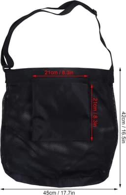 Cryfokt Fruitpluk Ademende Tas Verstelbare Riem Praktisch Ontwerp voor Paddenstoelenoogst, Taille Berry-collectie voor Wandelavonturen 16,5x17,7in — thumbnail 5