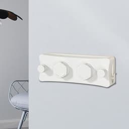 Intrekbare Waslijn - Telescopische Droogdraad - Binnen Drogen - Ruimtebesparend Ontwerp - 28.5 cm - Wit — thumbnail 3