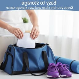 4 Stuks Waszakken voor Bh's, Mesh Waszak met Rits voor Ondergoed en Lingerie, Bescherming tijdens het Wassen van Damesondergoed — thumbnail 2