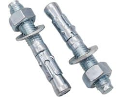 Wedge Anchors - Metal Dowels - Vaste Bevestiging - Gegalvaniseerd Staal - M12 x 80mm