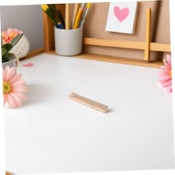 Houten Klemmen - Wasknijpers Clips - Kleding Ophangen - Gladde Afwerking - 50 Stuks - Beige — thumbnail 3
