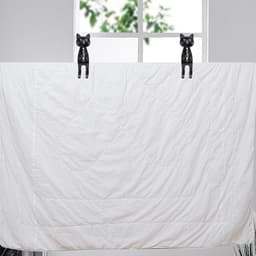 Kledingknijpers Kat - Wasknijpers Decoratief - Kleding Ophangen - Antislip Ontwerp - 7.3 cm - Zwart — thumbnail 2