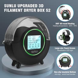 Filament Droger - Droogbox - 3D Printen Verbeteren - 360 Graden Verwarming - 265 x 274 x 118 mm - Zwart — thumbnail 4