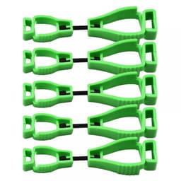 Dailygoods- Riemclip 5 Stuks - Duurzaam Kunststof - Stevige Bevestiging - Voor Hoeden/Handschoenen - Slijtvast en Elastisch - Lange Levensduur - Haakje — thumbnail 1