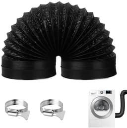 Afvoerslang - Flexibele Aluminium Buizen - 100 mm Diameter, 2 m Lengte — thumbnail 1