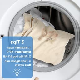 Set van 3 Wasnetten voor de Wasmachine, Duurzame Mesh Waszakken voor Delicate Kleding, Ondergoed en Babykleding, Ideaal voor Blouses, Sokken en Lingerie — thumbnail 2