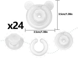 Dailygoods - Set van 24 Antislip Bedklemmen voor Dekbedovertrekken — thumbnail 3