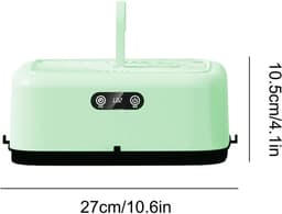 Mini-wasdroger voor kleding - bediening met twee temperaturen, draagbare elektrische wasdroger, voor badkamer, balkon, buiten, binnen, woning, slaapzaal, camping, terras, keuken en kast — thumbnail 5