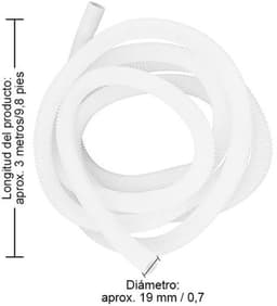 Dailygoods- Afvoerslang 3 Meter - Afvoerslang Wasmachine - Afvoerslang Airco - Flexibele Water Slang - Plastic Slang - Hoogwaardige Bendingseigenschappen - Waterafvoerslang — thumbnail 5