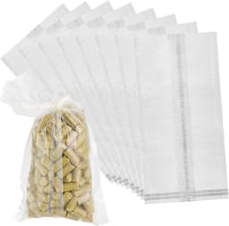 Oplosbare Zakken - Vis Aas - Karper Vissen - Milieuvriendelijk Materiaal - 100 Stuks - Transparant — thumbnail 1
