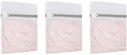 Dailygoods- Waszakken - 3-pack honingraat mesh - Ergonomisch ritssluiting - Voor delicate kleding - Lichtgewicht en compact - Milieuvriendelijk alternatief (30x23cm) - Wasnetjes — thumbnail 1