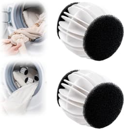Wasbollen voor wasmachine - Wasballen voor Huisdierenhaar – Herbruikbaar – Anti-Klit en Reinigend – Geschikt voor Wasmachine - 2stuks - 6.5cm — thumbnail 1