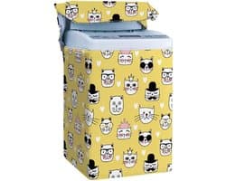 Wasmachinehoes Bovenlader - Drogerhoes Beschermhoes - Apparaten Beschermen - Waterdicht Ritsontwerp - 53 x 90 x 55 cm - Herend Kat — afbeelding 1