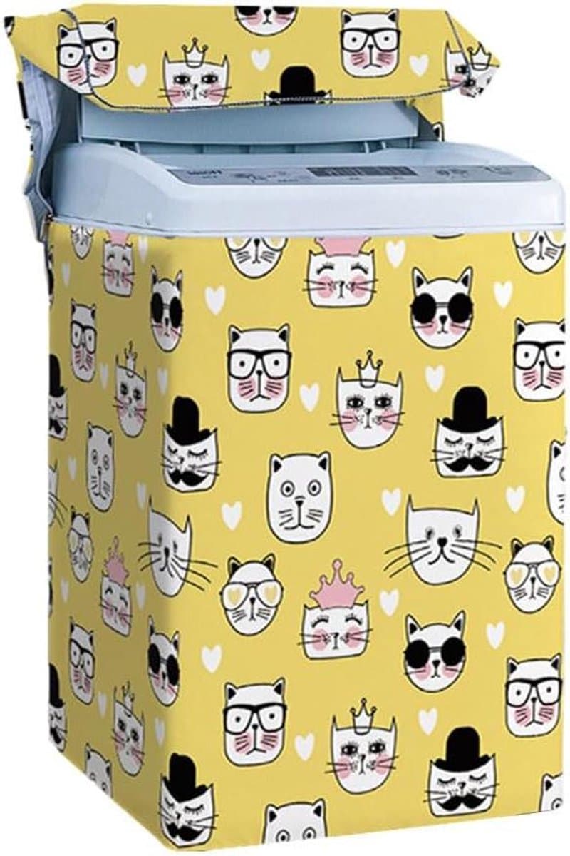 Wasmachinehoes Bovenlader - Drogerhoes Beschermhoes - Apparaten Beschermen - Waterdicht Ritsontwerp - 53 x 90 x 55 cm - Herend Kat — afbeelding 1
