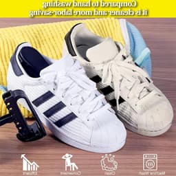 Waszak voor schoenen - 2 stuks, ideaal voor in de wasmachine, geschikt voor diverse maten en vormen, beschermt schoenen tijdens het wassen — thumbnail 2