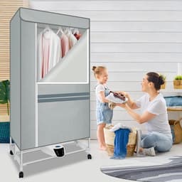 Elektrisch Droogrek met Timer en Afstandsbediening, Opvouwbaar, 1300W — thumbnail 4