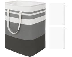 Dailygoods - Opvouwbare Wasmand met 2 Opbergzakken en Handvat