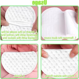Verwisselbare Wipes voor Zweetbescherming, Antizweet, Onzichtbaar en Comfortabel voor Onderarmbescherming - 100 Stuks voor Optimale Frisse Gevoel — thumbnail 2