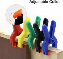 Kleine Klemmen - Plastic Clips - Hobby Werk - Verstelbaar Ontwerp - 5 Stuks - Mix — thumbnail 3