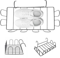 Balkon Droogrek - Schoenen Droogrek - Vensterbank Droogrek - Kledinghanger - Zwart — thumbnail 3