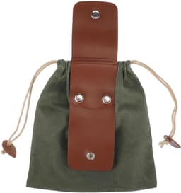 Plukzak Canvas - Buitenmand - Fruit Plukken - Met Tailleband - 23.5 cm - Bruin — thumbnail 1