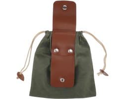 Plukzak Canvas - Buitenmand - Fruit Plukken - Met Tailleband - 23.5 cm - Bruin