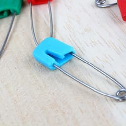 Veiligheidsspelden - Luierklemmen - Babyverzorging - Veilige sluiting - 10 stuks - Multicolor — thumbnail 2