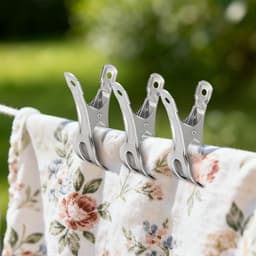 Dailygoods- Handdoekklemmen 50 stuks - Roestvrij Staal - Strandhanddoekclips - Grote Wasknijpers - Duurzaam - Geschikt voor Buitengebruik — thumbnail 3