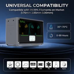Filament Droger voor 4 Rollen – Vacuüm Opslag en Snelle Vochtcontrole voor 3D Printer — thumbnail 2