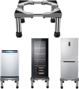 Washing machine pedestal pedestal for fridge stand for dryer 45-65cm adjustable fridge base machine pedestal freezer base elevation 10/15/20/25cm — thumbnail 1