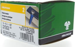 Plastic Ankers - Wandankers Hollewand - Bevestigen in Muur - Corrosiebestendig Kunststof - 14-16 x 1-3/8 inch - Blauw — thumbnail 2