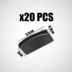 SVGCommerce - Bed Clips - Ondersteuning voor Bedden - 20 Stuks - Zwart - Bedplaat Bevestiging - Geschikt voor Eenpersoons en Tweepersoonsbedden - 55mm — thumbnail 4