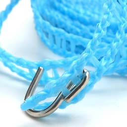 SPHProducts - Kleding drogen touw - Winddicht - Draagbare waslijn - 3 rollen 5 meter - Antislip - Geschikt voor binnen en buiten - Blauw, Roze, Groen — thumbnail 4