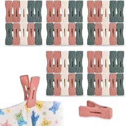 Antislip Wasknijpers - Kleurrijke Klemmen - Kleding Ophangen - Sterke Klemkracht - 6 x 3 x 2 cm — thumbnail 1