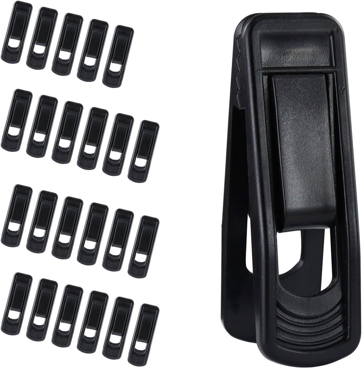24 Stuks Niet-Slip Plastic Kledingknijpers, Sterke Multifunctionele Knijpers voor Handdoeken, Sokken en Hoeden — afbeelding 1