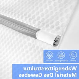 4-delige Wasnetten voor Wasmachine - Grote 50 x 60 cm Waszakken met Rits voor Kleding, Ondergoed en Handdoeken, Geschikt voor Delicate Was en Bescherming tegen Beschadiging — thumbnail 2