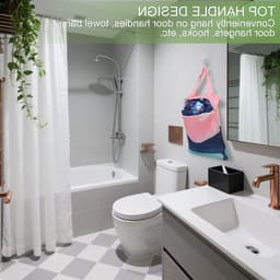 Reiswaszakken Set van 2, Ideaal voor Sport, Vakantie en Camping, Met Rits voor Vuile Was en Zwemkleding (Roze + Zwart) — thumbnail 3