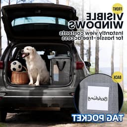 Sterke Handvatten en Ritsen, Verticale Verhuis- en Waszakken voor Kleding, Opslag en Reizen (Grijs, 4 Stuks) — thumbnail 4