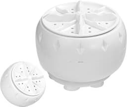 carmdering - Draagbare Ultrasone Wasmachine - Compacte Ultrasone Wasautomaat - Reiswasmachine - Automatische Turbine Technologie - USB Oplaadbaar - Duurzaam Plastic - Geluidsarm Ontwerp - Ideaal Voor Onderweg - 1 Stuk — thumbnail 3