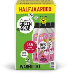 Marcel's Green Soap Universeel Wasmiddel - Patchouli & Cranberry - 6 x 1L - 138 wasbeurten — thumbnail 2