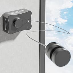 Uittrekbare Waslijn - 5,1 m voor Balkon en Badkamer - Sterk en Handig — thumbnail 4