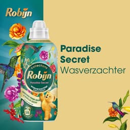 Robijn - Wasverzachter - Paradise Secret - 4 flessen - 156 wasbeurten - Voordeelverpakking — thumbnail 3