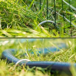 200x gecoat stalen grondankers voor onkruidvlies en folies - tuin en camping - rond - 200 stuks - 150x25x3mm — thumbnail 4