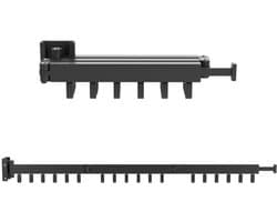 Wasophoogte® Wanddroogrek - Droogrek Inklapbaar - Wasrek Inklapbaar - Wasrek Hangend - 18 kledinghaken